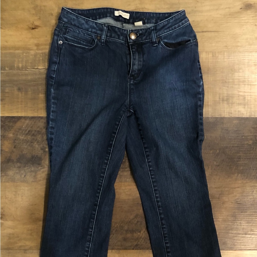 Denim capris, size 4